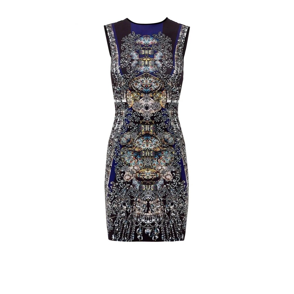 NWOT Clover Canyon Russian Enamel Neoprene Dress, Size M
